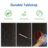 4 EVER WINNER Coffee Bar Cabinet with Storage, 42” Sideboard Buffet Cabinet with Sliding Barn Doors, Farmhouse Coffee Bar Station Table Liquor Wine Bar Cabinet with Shelves for Kitchen, Espresso 4 EVER WINNER