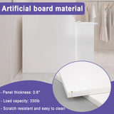 BFECGDXT Small Reception Desk with Counter, Modern L-Shaped Front Desk with Lockable Drawer, Retail Counter for Salon, Clothing Beauty Right Corner 39.4in BFECGDXT