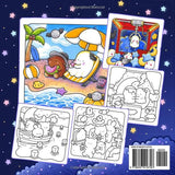 Spooky Dreams Cute Coloring Book: Cozy Relaxation for Adults and Teens WoodArtSupply