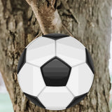Wooden Sign Soccer Ball Family Sign Wall Hanging Personalized Name Rustic Farmhouse Wood Signs Hanging Wooden Sign Shop Store Salon 12x12in Round Wodevor