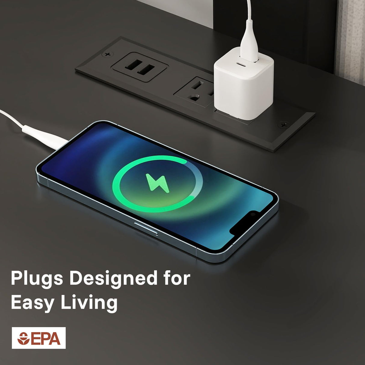 Redkey Modern TV-Stand with Mount - TV Console with 2AC Outlets - Television Stands with RGB Led Light for 70 75 80 Inch TVs - Double Cabinet - Open Glass Shelves - Pure Black Redkey