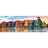 Trefl Panorama Groningen, Netherlands 1000 Piece Jigsaw Puzzle Red 27"x19" Print, DIY Puzzle, Creative Fun, Classic Puzzle for Adults and Children from 12 Years Old Trefl