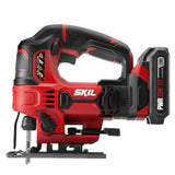 Skil 20V 7/8 Inch Stroke Length Jigsaw, Includes 2.0Ah PWRCore 20 Lithium Battery and Charger - JS8203-10 EGO POWER+