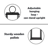 Rustic Farmhouse Lantern Decor,Lanterns Decorative Outdoor,Modern Farmhouse Lantern Decor Set of 2 OYEFLY