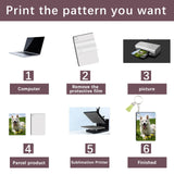 AiDiYGECO 15 PCS sublimation keychain blanks with Tassels Double Sided MDF sublimation keychains blanks bulk (WHITE, Rectangular) AiDiYGECO