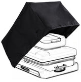 Ruclles 15"x15" Auto Heat Press Machine 2 Dust Cover - Heavy-Duty Black Oxford Fabric, Moisture-Resistant & Dustproof Protective Cover, 20"x16"x12" Size Ruclles