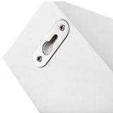 Yesland 2 Packs Floating Nightstand with Drawer - Rustic Wood Floating Wall Mounted Drawers Floating Shelf with Drawer for Living Room, Bedroom, Kitchen, Wall Decor, Storage, Display - White Yesland