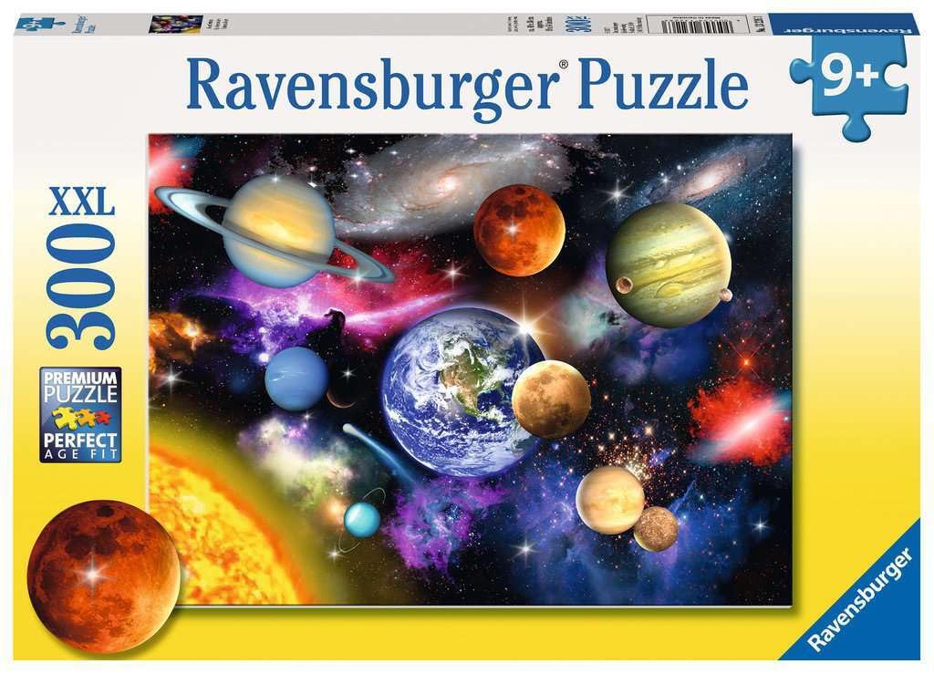 Ravensburger Solar System - Engaging 300 Piece Jigsaw Puzzle for Kids | Unique Piece Design | Fine Linen-Textured Paper | Anti-Glare Surface | Enhances Concentration & Creativity Ravensburger