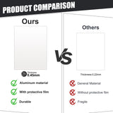 GGSTDDUP 30 PCS Metal Sublimation Photo Blank, 8 x 10 Inch Aluminum Photo Sign Sublimation Poster Art Aluminum Plate for DIY Crafting Gifts (8x10 Inch) GGSTDDUP