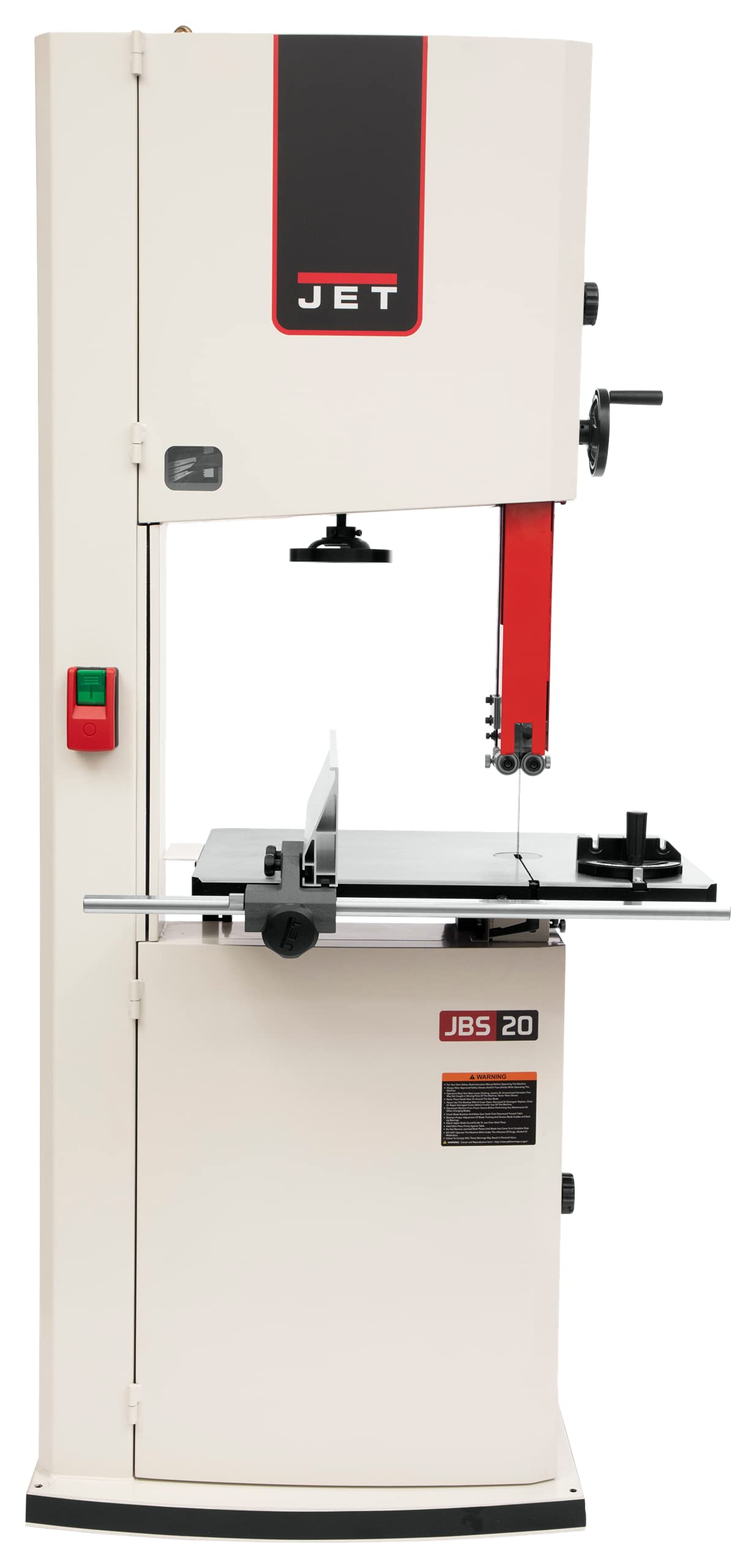 JET 20-Inch Woodworking Bandsaw, 3 HP, 1Ph 230V (Model JWBS-20-3) - WoodArtSupply