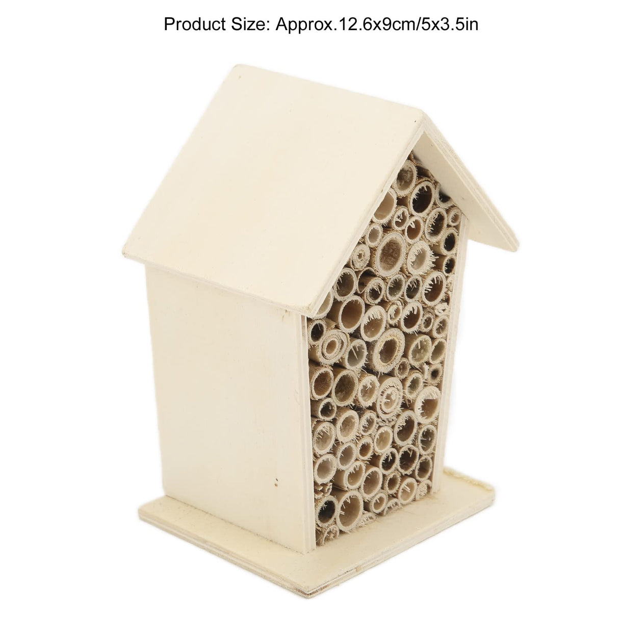 Bee Houses Bird House Bee Hive Wooden Insects House, Wooden Bee Hive, Hanging Hotels for Pollinator Bees, Ladybugs Pssopp