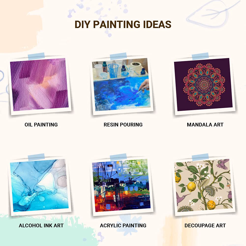 IVEI DIY MDF Coasters/Thin Wood Blanks/Keyrings/Magnets/Boxes for Painting, Decoupage, Resin Art Work & Decoration (Plain Fridge Magnet) IVEI