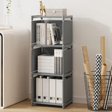 RIIPOO Versatile 3-Cube Storage Organizer Shelves for Bedroom Closet, Space-Saving 4-Layer Bookshelf | Compact Bookcase Unit Ideal for Small Spaces RIIPOO
