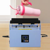 Pxolerig 40Oz Tumbler Heat Press Machine, 110V Heat Press Mug Tumbler Press for 40oz Car Cup Heat Press Sublimation Blank Skinny Tumbler Pro Mug Press Machine Pxolerig