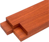 Woodchucks Wood 3/4 Inch x 2 Inch x 16 Inch Solid Padauk Lumber Boards as Cutting Board Wood (6 Pack) Woodchucks Wood