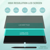 Ksequ LCD Writing Tablet for Adults- 10.5″ LCD Writing Tablet,Double-Sided Full Screen,Digital Notepad for School,Office,Home,Erasable,Reusable Ksequ