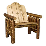 Log Furniture - Deck Chair Montana Woodworks