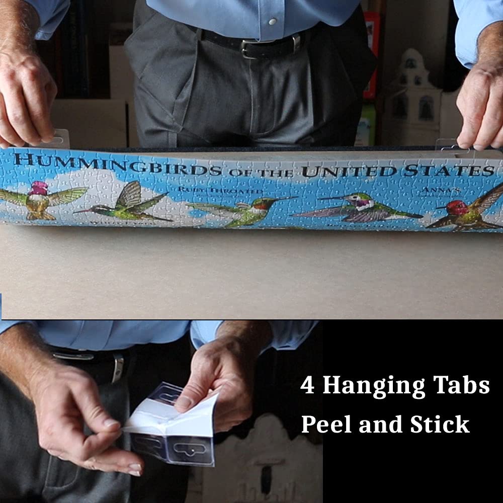 Extra Large Clear Puzzle Glue Sheets Puzzle Saver Peel and Stick - Preserve 1000 Piece Puzzles in Minutes PUZZLE EZ