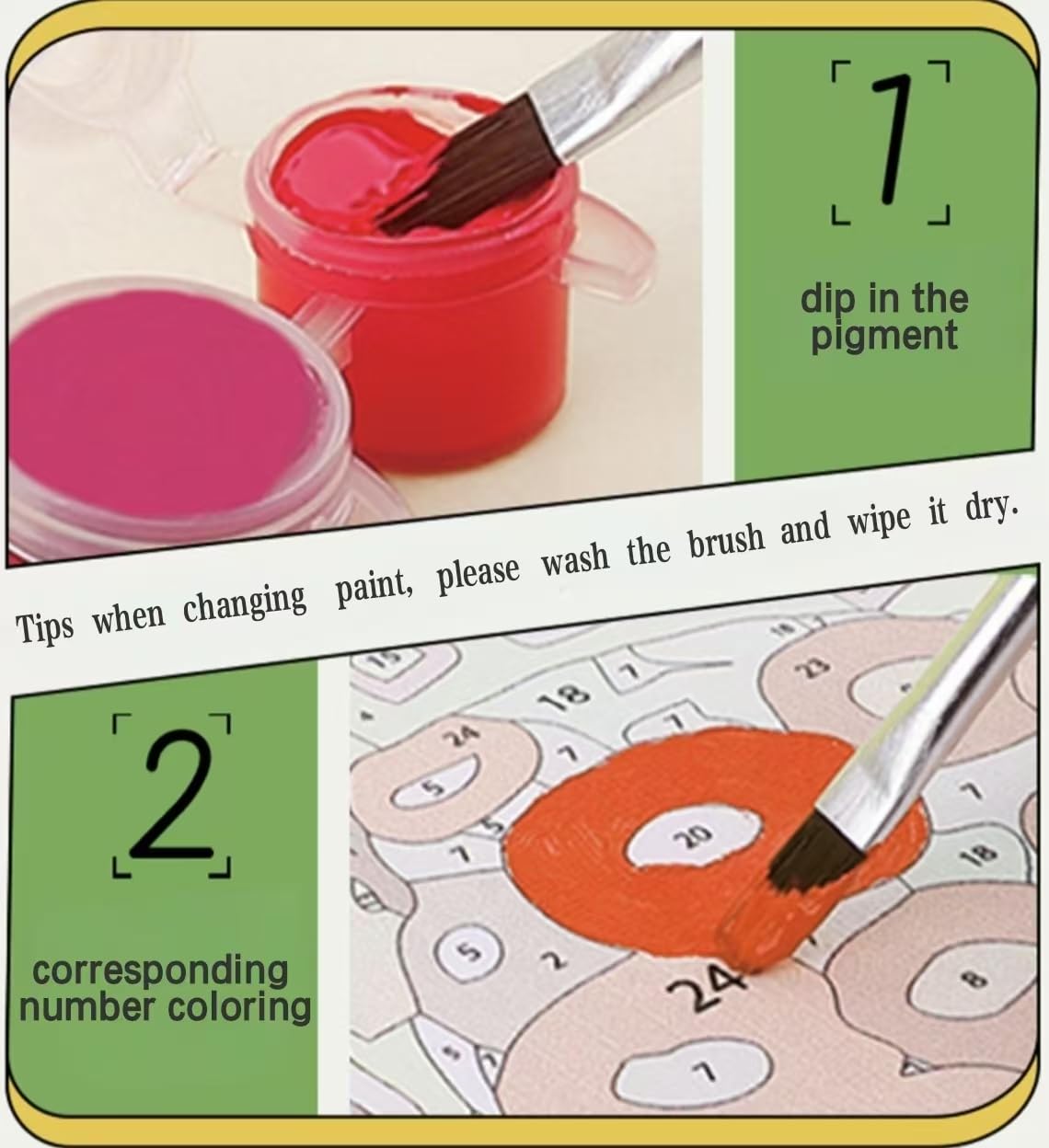 HULDFRDA Adult Paint by Number Kits On Canvas Japanese Samurai Adults' Paint-by-Number Kits Japanese Style Painting for Adults Color by Number DIY Paint by Numbers with Paints and Brushes,16x20 Inch HULDFRDA