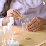 Kiss Naturals - Lava Lip Gloss Kit - With Organic Castor Oil, Safflower Oil, Coconut Oil - STEM DIY Science Kit - Make 6 Lip Gloss - 2 Natural Flavors - Birthday, Holiday, Party Gift for Girls Kiss Naturals