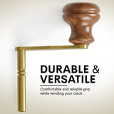 Grandfather Clock Winding Key Crank Winder Sligh Ridgeway Pearl NATIKON