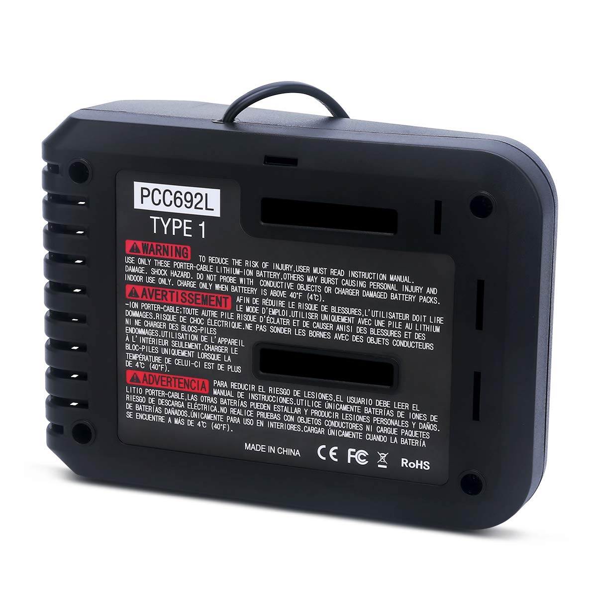 Biswaye 20V Rapid Charger Compatible with Black&Decker 20V Battery and Compatible with Porter-Cable 20V Battery LBXR20 LBXR2520 LBXR2020 PCC681L PCC682L PCC685L PCC692L 20V Power Tool Battery - WoodArtSupply