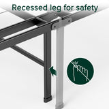 ZINUS SmartBase Heavy Duty Mattress Foundation, 18 Inch Metal Platform Bed Frame, No Box Spring Needed, Sturdy Steel Frame, Underbed Storage, Twin XL Zinus