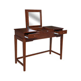 International Concepts Vanity Table with Vanity Bench Esspresso IC International Concepts
