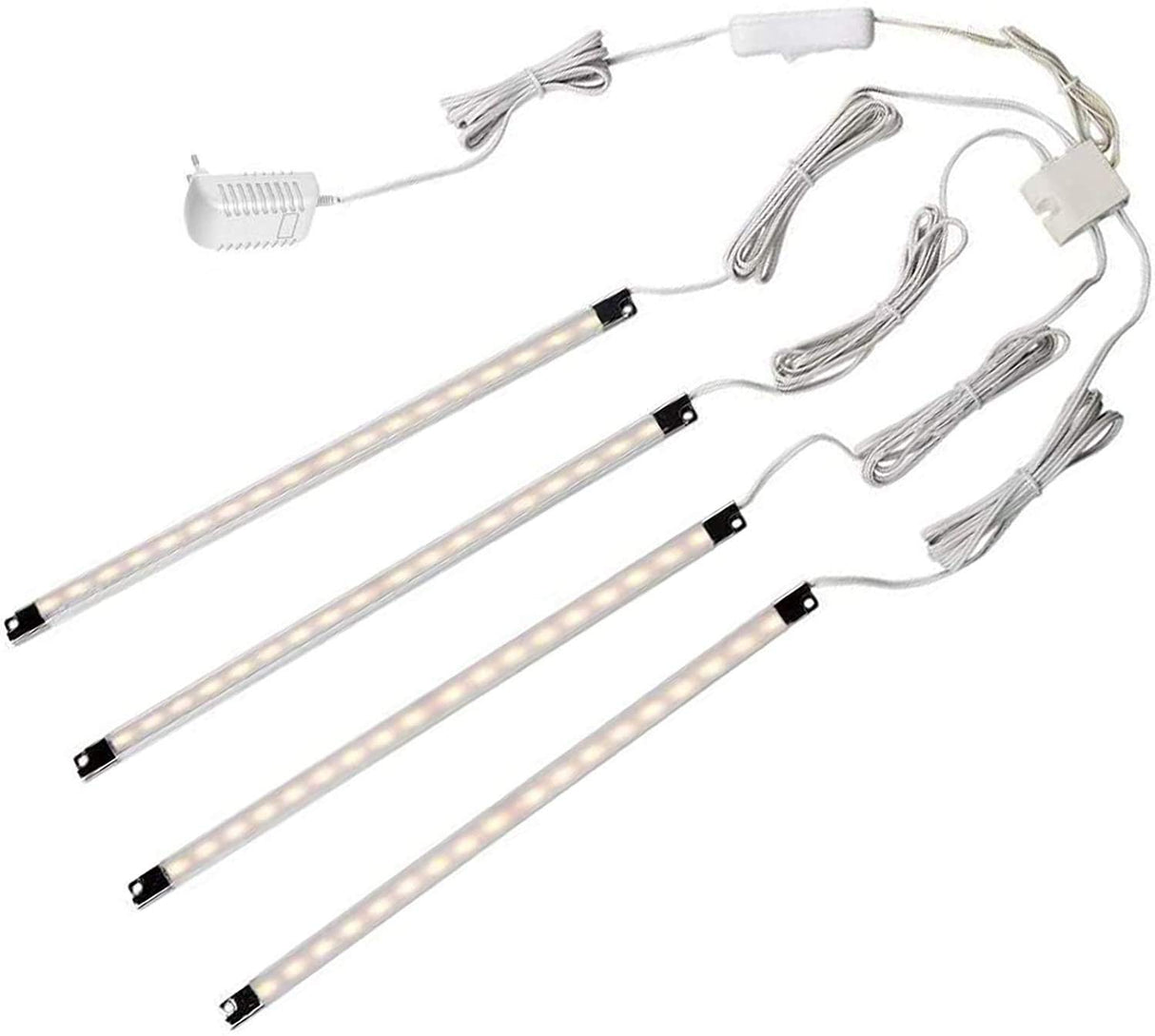 Cefrank Under Cabinet Lighting Bookshelf Light Bar - UL-Listed - Low Profile - Energy Saving - Cool to Touch - Soft Warm White Cefrank