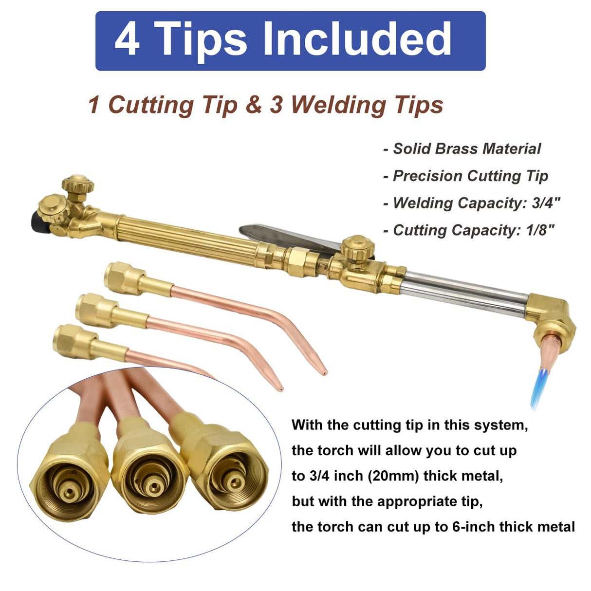 Cutting Torch Set Oxy Acetylene Torch Kit,Portable Gas Cutting Torch and Welding Kit with Acetylene Oxygen Gas Regulator Welding Hose Welding Glasses Storage Case (#22557) iMeshbean