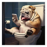 Kulvci Diamond Painting Kits for Adults, Dog Diamond Art Kits for Beginners, DIY 5D Diamond Painting with Round Gem Art Kits for Gift Home Wall Decor 12x12inch Kulvci