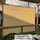 Vocray 90% Shade Cloth for Patio, 8X15 Ft Pergola Shade Cover, Sun Shade Sail for Beach, Deck, Porch, Balcony, Gazebo, Outdoor Shade for Garden, Carport, Pool. Vocray