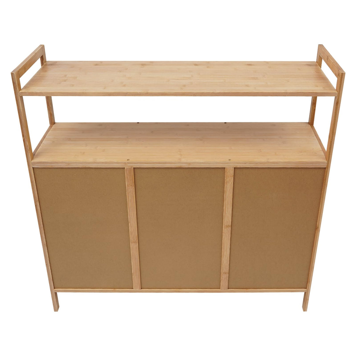 Tilt Out Laundry Hamper, Bamboo Laundry Cabinet for Laundry Room Bathroom Clothes Storage, Modern Bathroom Floor Cabinet Emmliy