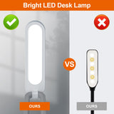 Giryuhd LED Desk Lamp for Office Home & Battery Operated Lamp Rechargeable Lamp Foldable & Portable Light, LED Desk Light Strip, 3 Brightness Dimmable Small Desk Lamp Wireless Reading Lamp Giryuhd