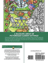 Creative Haven Country Gardens Coloring Book (Adult Coloring Books: In The Country) Dover Publications