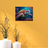 Paint by Numbers for Adults and Kids Underwater Wild Turtle Ocean DIY Paint by Number Oil Paintings Arts and Crafts Paint by Numbers Kits Acrylic Painting 16 x 20 Inch TUMOVO