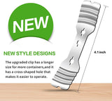 20 pcs Metal Candle Wick Holders, Upgraded Candle Wick Centering Devices, Silver Stainless Steel Candle Wick Holder for Candle Making ABK