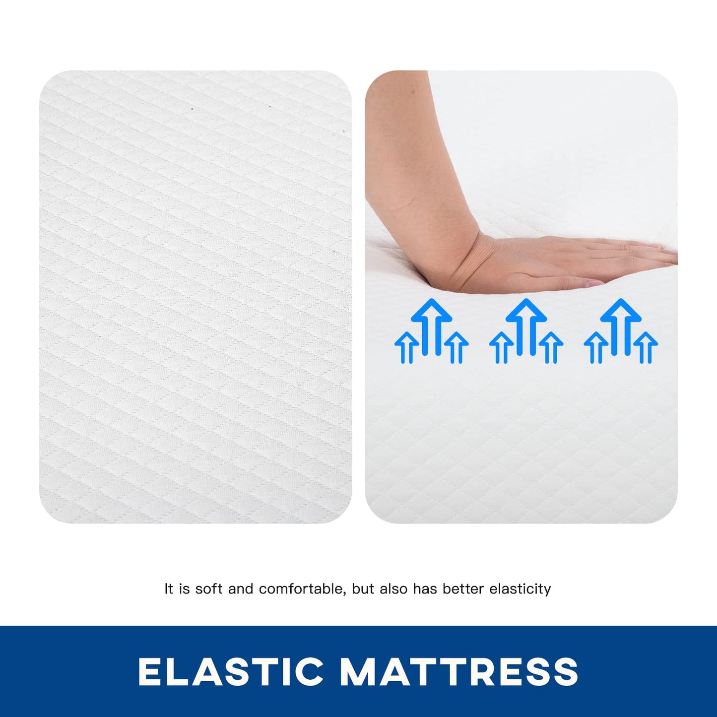 FDW 10 inch King Mattress Size/Gel Memory Foam Mattress/Medium Firm Mattresses for Cool Sleep Relieving Pressure Relief CertiPUR-US Certified Mattress in a Box