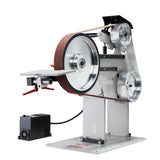 VEVOR Belt Grinder Sander, 72 x 2-Inch Variable Speed Belt Polisher with VFD, 1500W Knife Sharpener with 3 Grinding Moulds & 3PCS Sanding Belts for Metalworking, Compatible with 72"- 82 * 2" Belts VEVOR