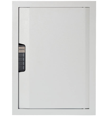 SnapSafe In Wall Gun Safe and Money Safe, Light Grey, 75413 - Hidden Safe Provides Security for your Firearms & Valuables, Keypad Entry - Fits Between 2 Wall Studs, Flush Mount, Ideal for Home, Office SnapSafe