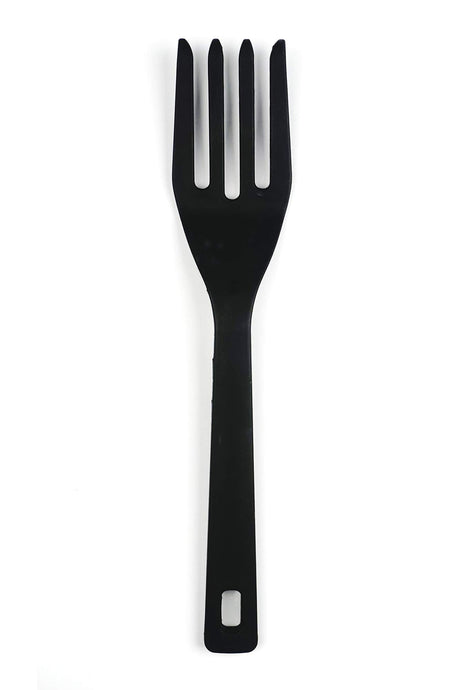RSVP International (EFF-TQ) Silicone Flexible Fork, Black, 11" | Mixes Ingredients, Mashes Food, Whisks Eggs, & More | Dishwasher Safe & Heat Resistant | Baking, Serving, Mixing Made Easy RSVP