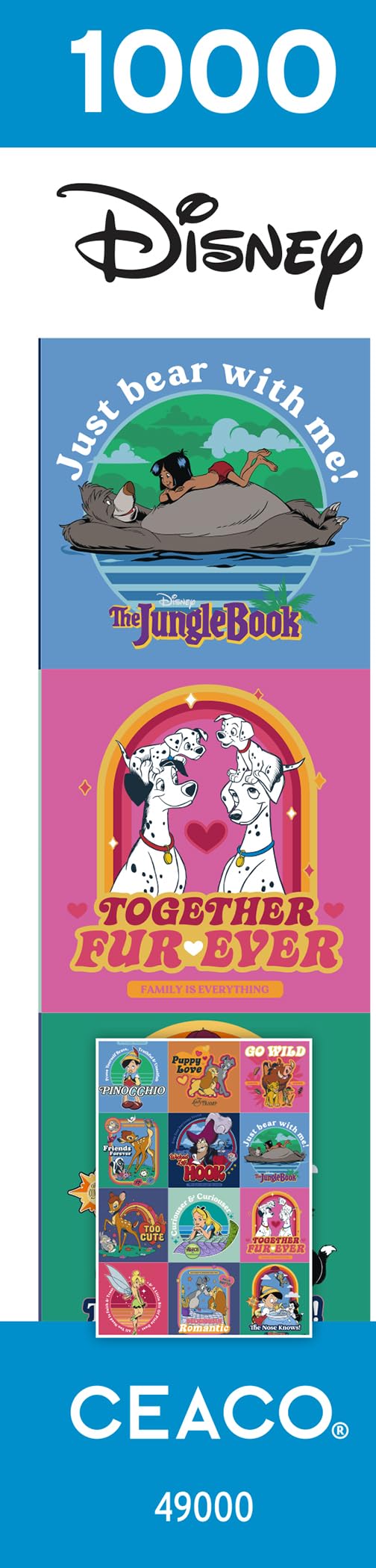 Ceaco - Disney - Storybook Squares - 1000 Piece Jigsaw Puzzle Ceaco