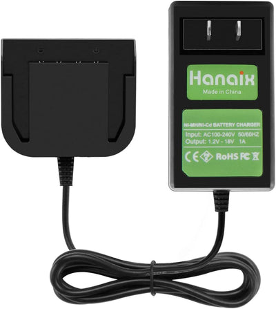 Hanaix 18V Lithium Battery Charger for Ridgid R840087 R840083 R840085 R840086 R840089 AC840085 AC840086 AC840089 for Ridgid 18V Battery Charger (Only fit for Lithium Battery)