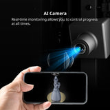 Flsun T1 Pro Delta 3D Printer - New FDM 3D Printer, 1000 mm/s high-Speed Printing, Dual-Gear Strong extruder, one-Button Automatic Leveling, 300°C high-Temperature Nozzle, Al Intelligent Monitoring FLSUN