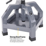 Heavy Duty Adjustable Height Rolling Shop Stool With Tool Tray Speedway Motors