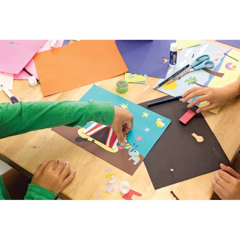 Tru-Ray® Construction Paper, 50% Recycled, 9" x 12", Festive Green, Pack Of 50 Tru-Ray