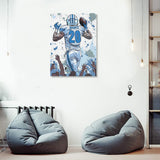 Becapeo Wooden Jigsaw Puzzles for Adults - Custom Name and Number on (Detroit) Football Player Back - 300 500 1000PCS Puzzles Game Becapeo