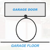 P-Bulb Bottom Weather Seal - Fits Overhead Door Models (16'4"), Gray Earthtec