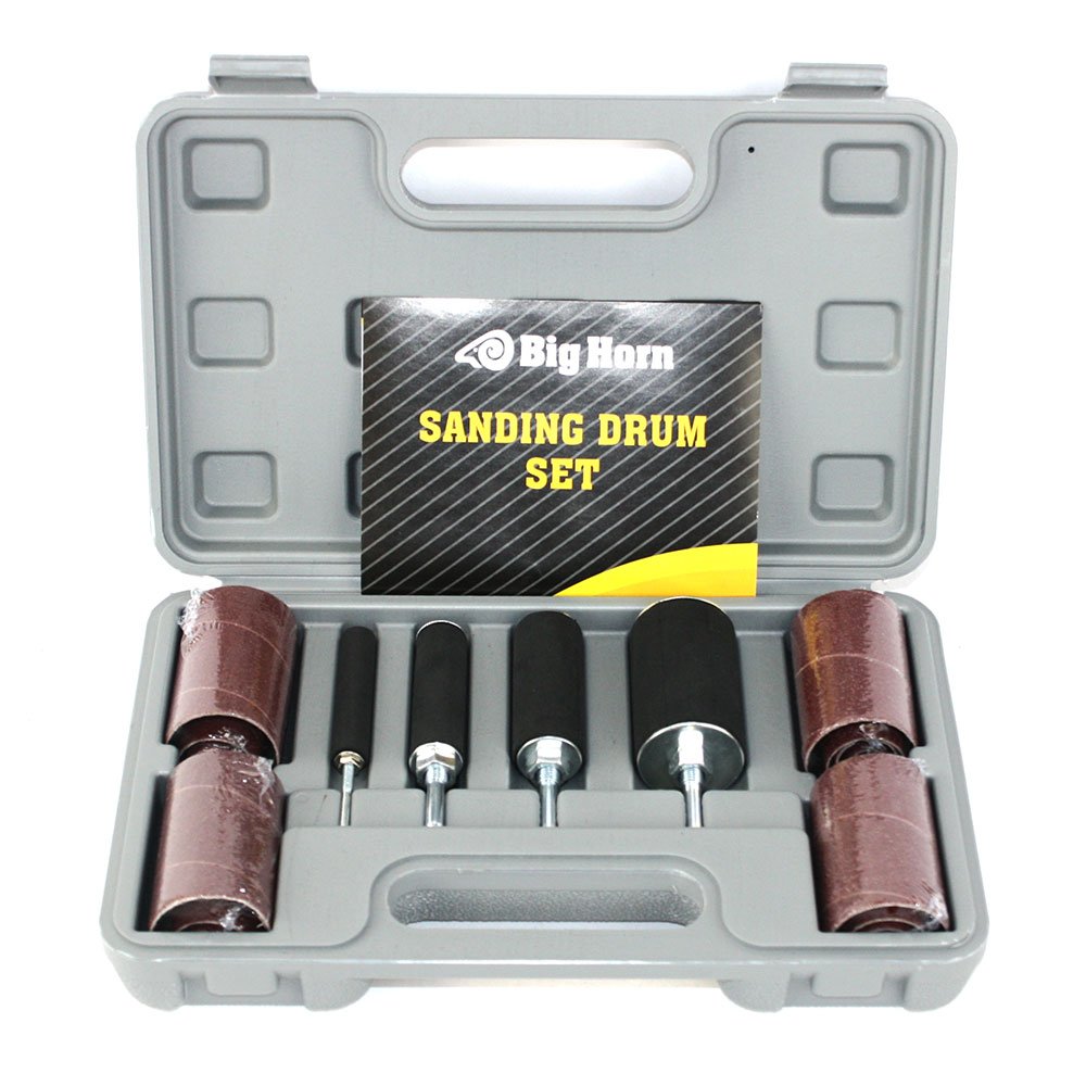 Big Horn 19521 Rubber Sanding Drum Set, 20 Piece BIG HORN