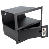 LEABON Center Console Safe Guns Storage Box Compatible with 2014-2022 Toyota Tundra 5.7L V8, with 4-Digit Combo Lock, 2 Keys, Organizer Coin Tray - 00016-34174 (classic) LEABON